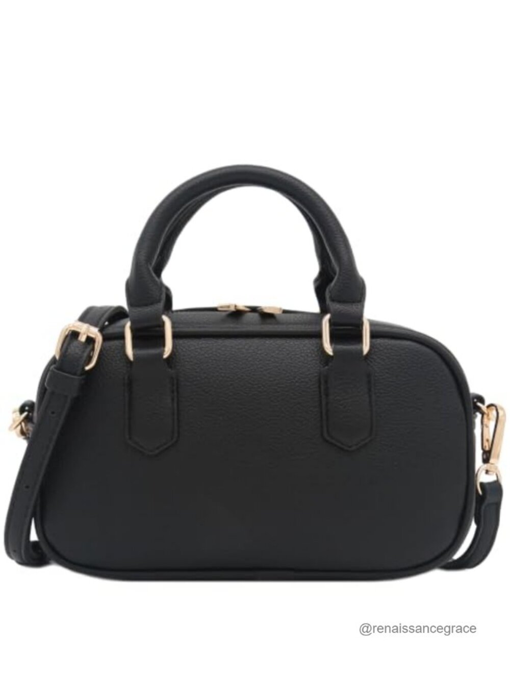 Mini PU Leather Satchel Purse Top Handle Crossbody Bag